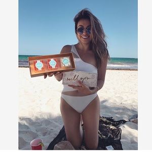 White mesh bathing suit 🥂🍾